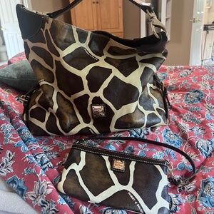 Dooney and Bourke purse and matching wristlet